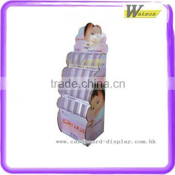 retail store promotion recyclable corrugated compartment display racks