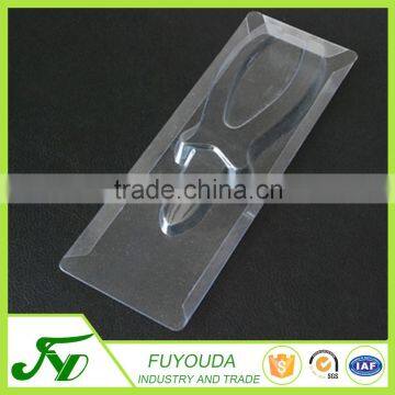 High quality small clear plastic tool folding box with card