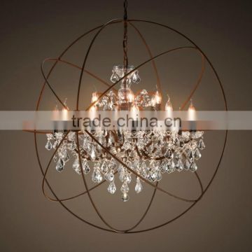 China iron candle village pendant light