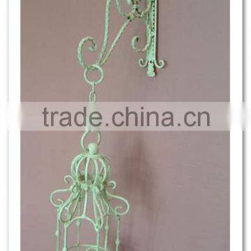 LC-84147 Chinese wholesale modern hanging birdcage candle holder