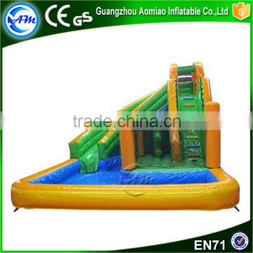 Hot in summer funny giant inflatable pool slide for adult                        
                                                                                Supplier's Choice