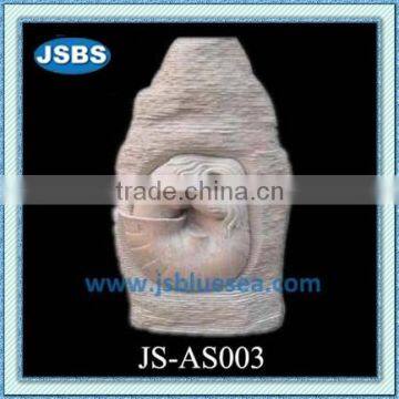 garden decoration abstract stone young nude girl statue