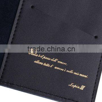 Black Fashionable a5 Refillable Genuine Leather Notebook With Pen Attached photo-4