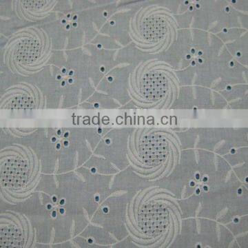 new design cotton voile fabric embroidery