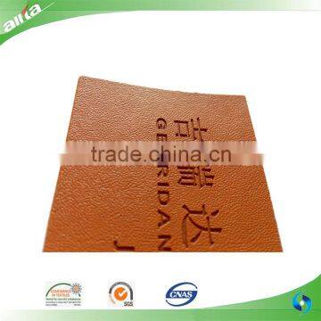 High Quality leather labels for garment