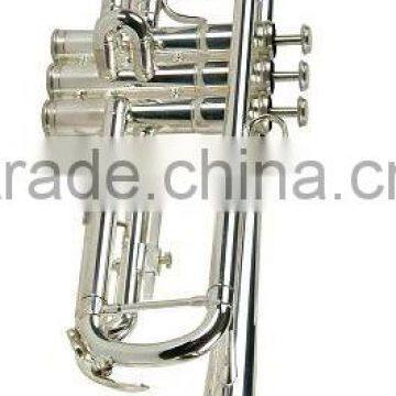 High grade trumpet, Brass bell, Cupronickel tuning pipe, Monel valves