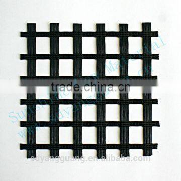 High Strength Fiberglass Geogrid Certification CE,MA With Low Elongation