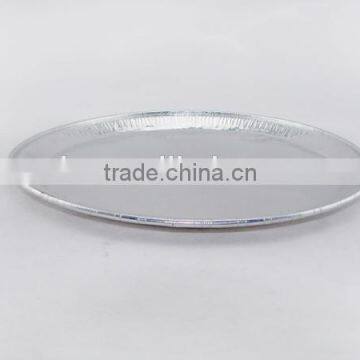 Large oval aluminum foil container disposable use