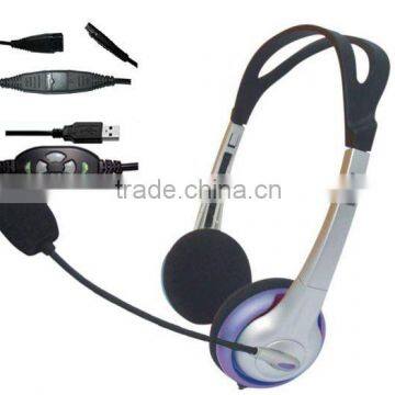 Professional USB Softphone Communication Headphone