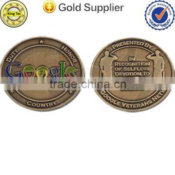 singapore copper metal souvenir angel coin