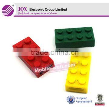 Cute Building block mini clip mp3 for Christmas Gifts