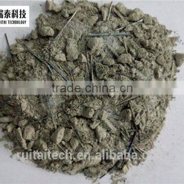 Steel fiber explosion proof low cement castable