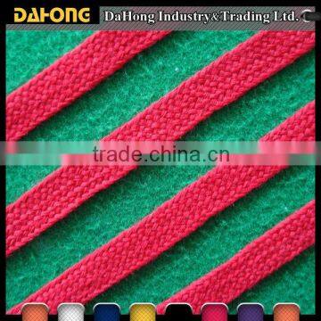 High quality colored 15mm flat polyester cord