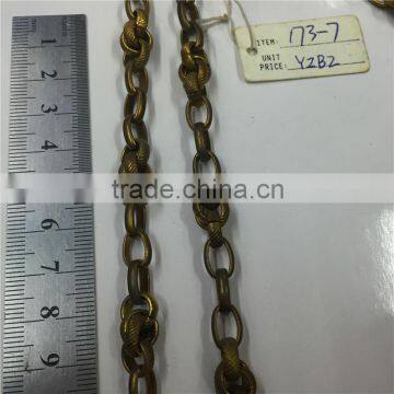 Popular decorative brass handmake chain.gold hand chain fashion design, waist chain, bag chain, key chain