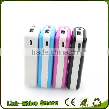 New Cheap OEM Portable power bank 5200mah with 18650 battery charger