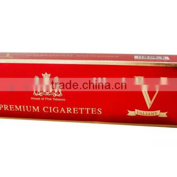 Standard Cigarette Filter Packaging Case in Gold Board Paper