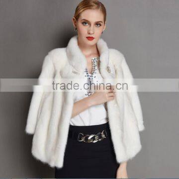 natural mink fur coat