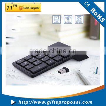mini wireless usb numeric keypad for laptop tablet PC