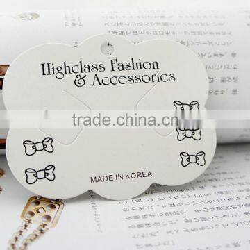 Custom fashion swing tag for clothing