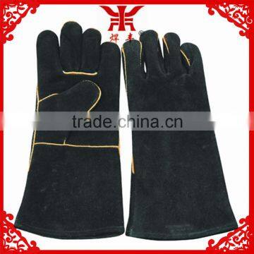 14 inches cow leather winter welding gloves