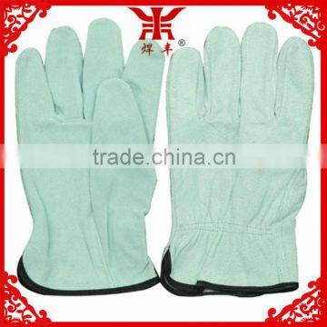 cow split leater working gloves