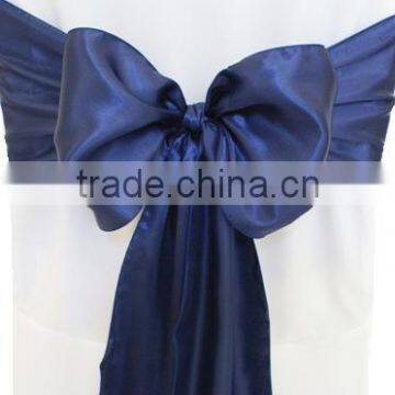 Navy Blue Satin Sash