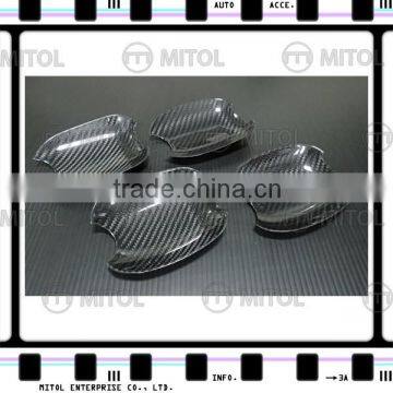 For Subaru WRX 2014- Carbon Fiber Car Door Handle Insert Door Handle Shell photo-3