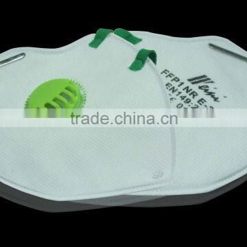 CE FFP1 disposable non-woven face mask with exhalation valve