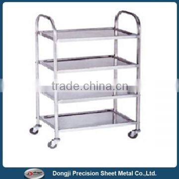 stainless steel food trolley