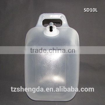 10L PE collapsible water carrier