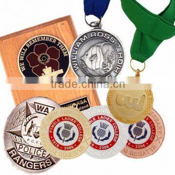 Factory supply metal trophy sport medal