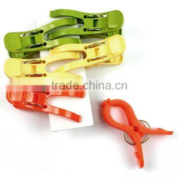 colored big plastic clothes pegs