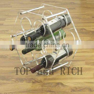 Wholesale Factory direct OEM round wine rack