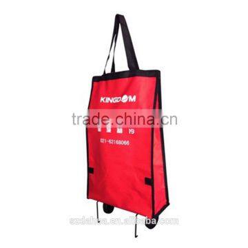 Handled Style and Polyester Material Multifunctional trolley shopping bag