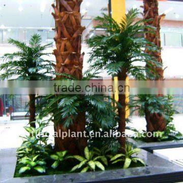 artificial feather fan palm