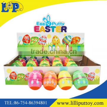 Popular mini Easter egg putty toy with display box