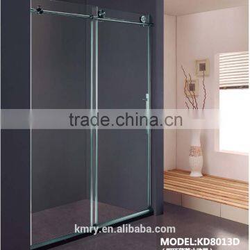 304 Stainless Steel Component Complete Adjustable Shower Door(KD8013D)