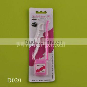 Dental floss set, dental flosser