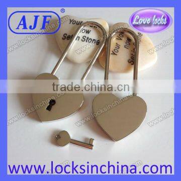 AJF Newest Long Shackle Lover's Heart Shape Lock for Valentines Day Promotional Items photo-4