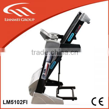 foldable Motorized Commercial Treadmill with MP3,USB port