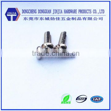 m 3*14 self tapping pan head triangle security screws with thread cutting