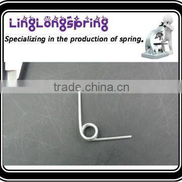 Clip spring, torsion spring