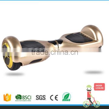 2015 smart self-balance electric scooter 2 wheeled super wheel electric scooter JJ-11 light golden colour