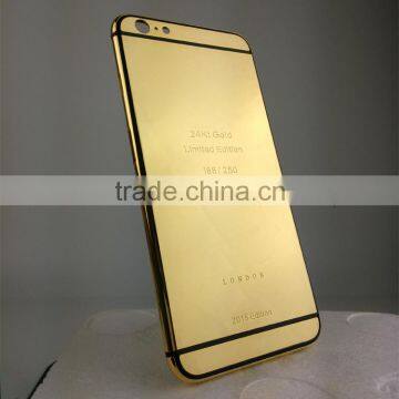 For apple iphone 6 gold body for apple 6 plus gold housing case