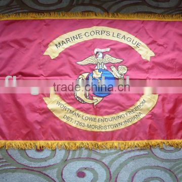 Marine corps league embroidery flag