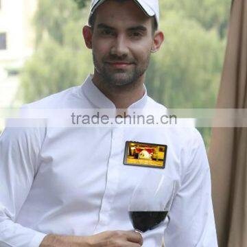 Photo Name Badge With Bluetooth, Wearable Photo Tag, Full Slide Display, 480*272 Resolution, 2GB Memoryy, 6~8 Hours Playing photo-2