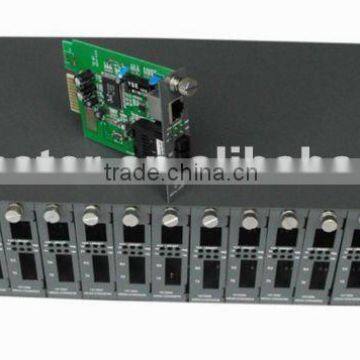 PT-16S-CP 16 slot double power cassette transceiver frame ;s video transceiver;