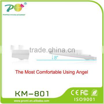 POM Top Sale Mini Wireless Keyboard and Mouse Combo KM-801 photo-2