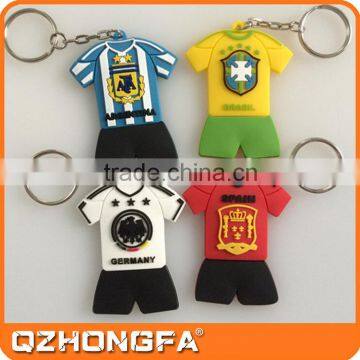 World Cup custom rubber keyring,custom keychain maker