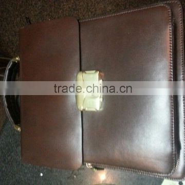 USB Biometric fingerprint leather briefcase O-BioC100